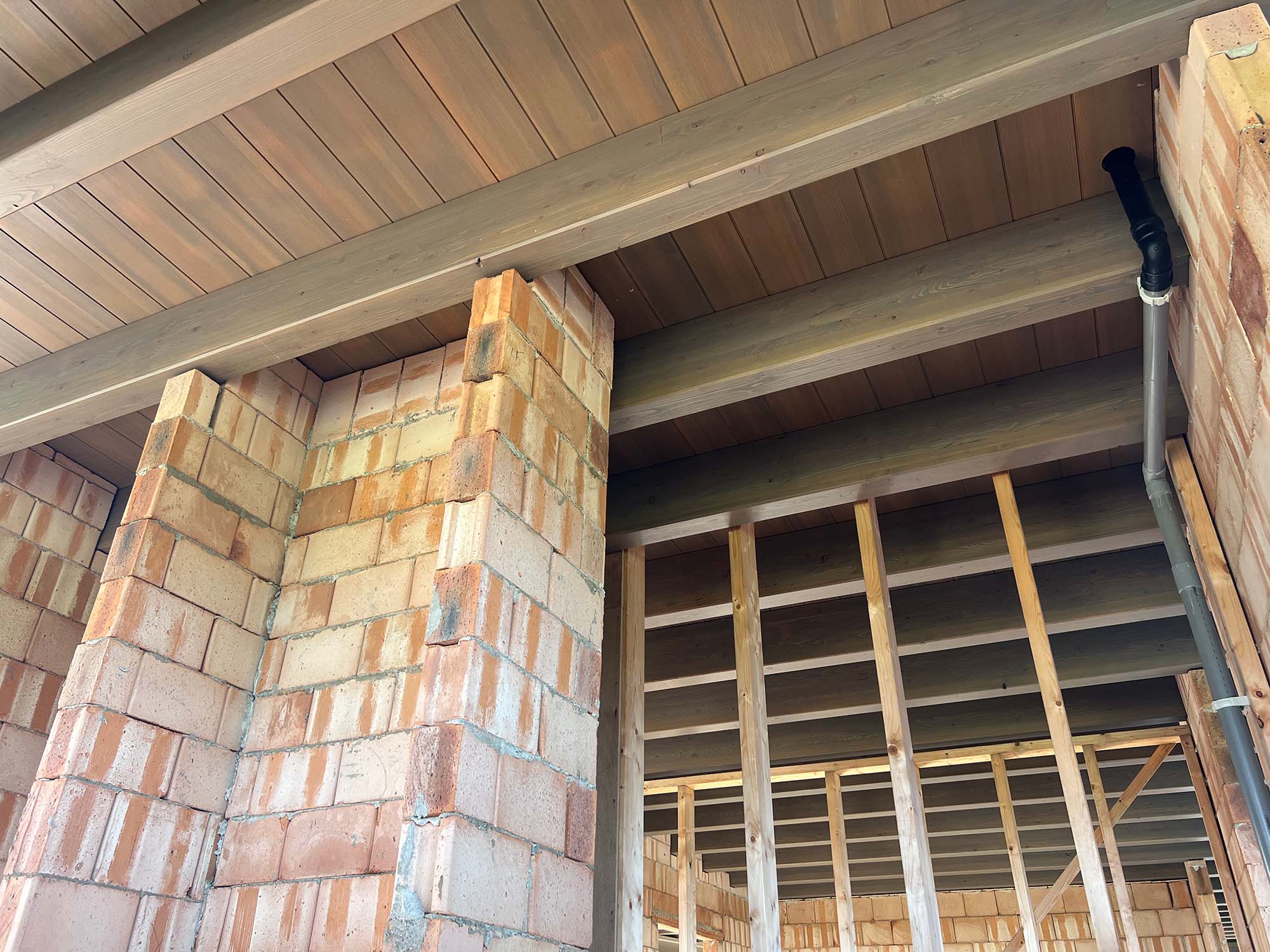 Detail dakconstructie